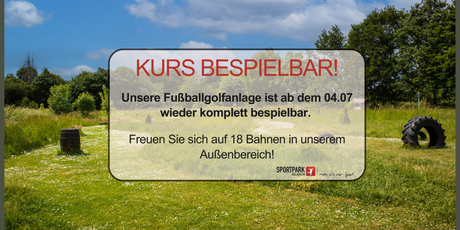 Kurs Update Fußballgolf